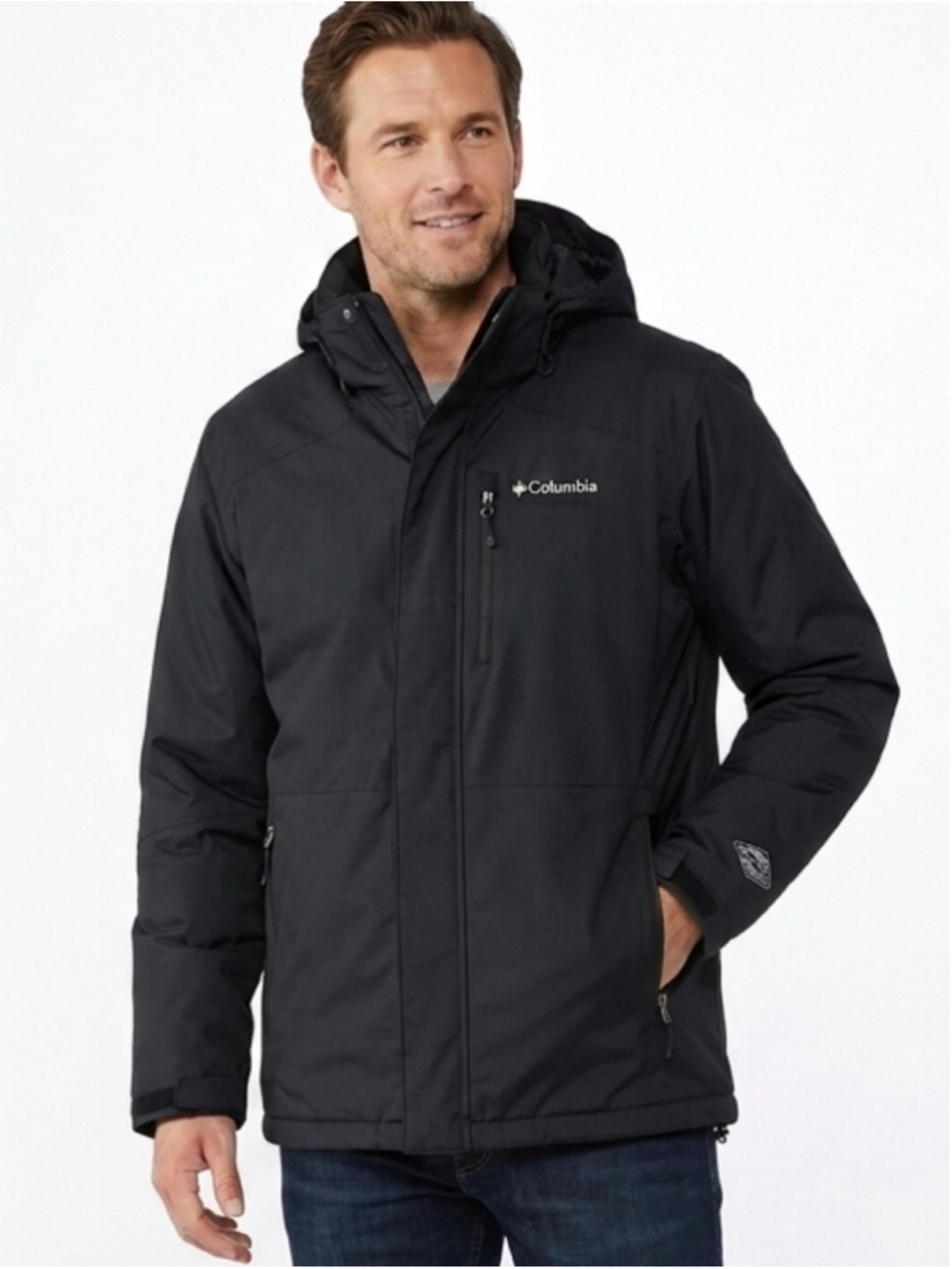 Men's Columbia 3-in-1 Interchange Performance Winter Jacket Omni-Tech Black Med